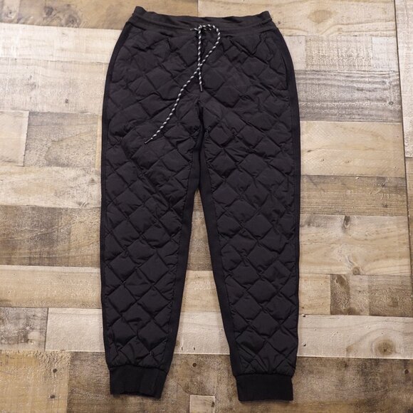 Athleta Pants - Athleta Après Ski Down Jogger Pants - Black - Women's Size 10 quilted down